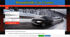 Desktop Screenshot of mountfieldscarcentre.co.uk