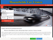 Tablet Screenshot of mountfieldscarcentre.co.uk
